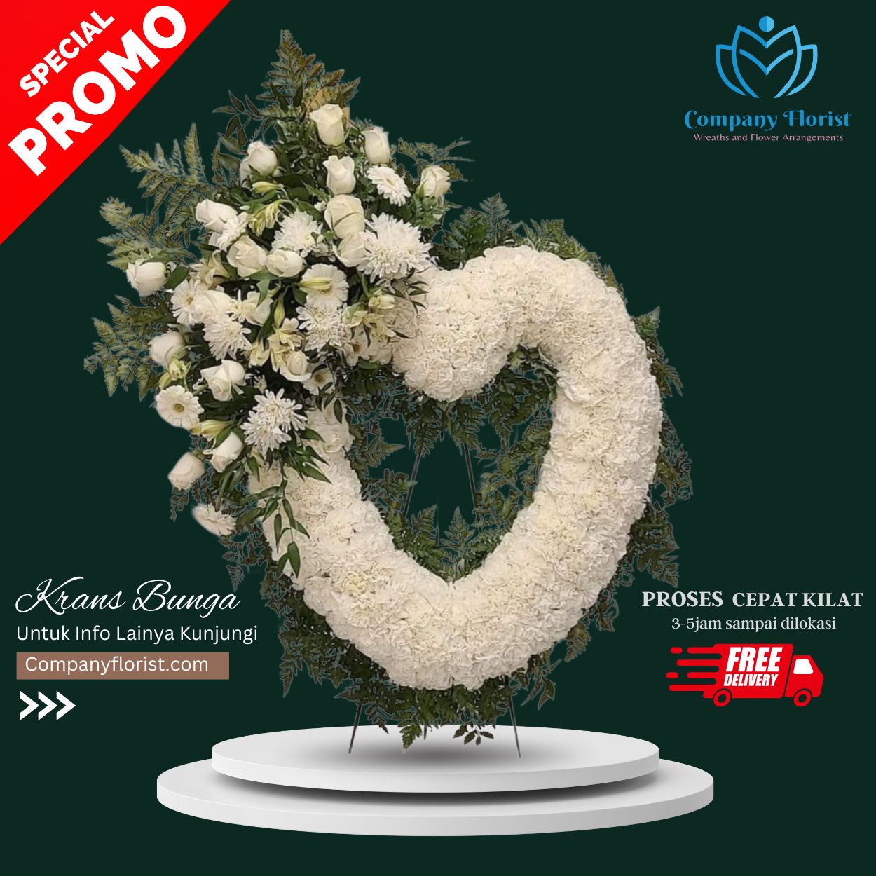 Standing Flower Love Elegant White Romance